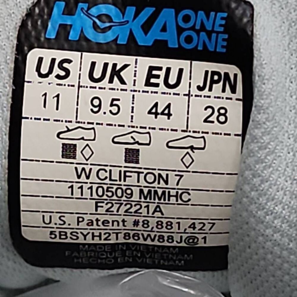Hoka One One Clifton 7 running sneakersSize 11 Women's - Picture 7 of 7